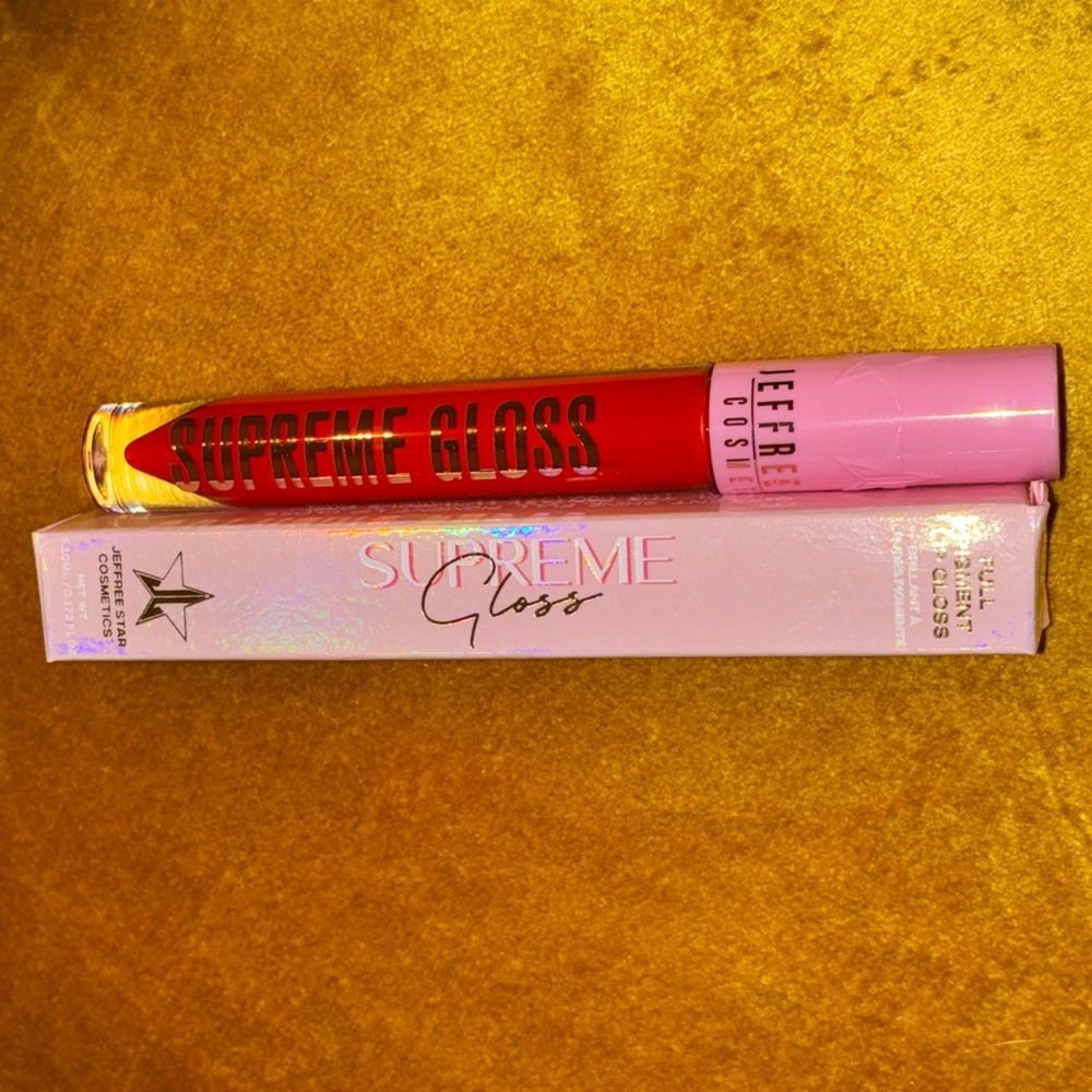 Jeffree Star Supreme Gloss - Bold Red Lip Gloss - “Everybody Knows”